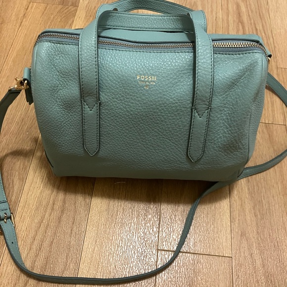 Fossil Sydney Satchel - Seaglass Leather - Picture 2 of 9